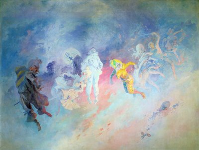 Pantomime, from the Salon Cheret (mural) by Jules Cheret